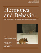 Hormones and Behavior cover
